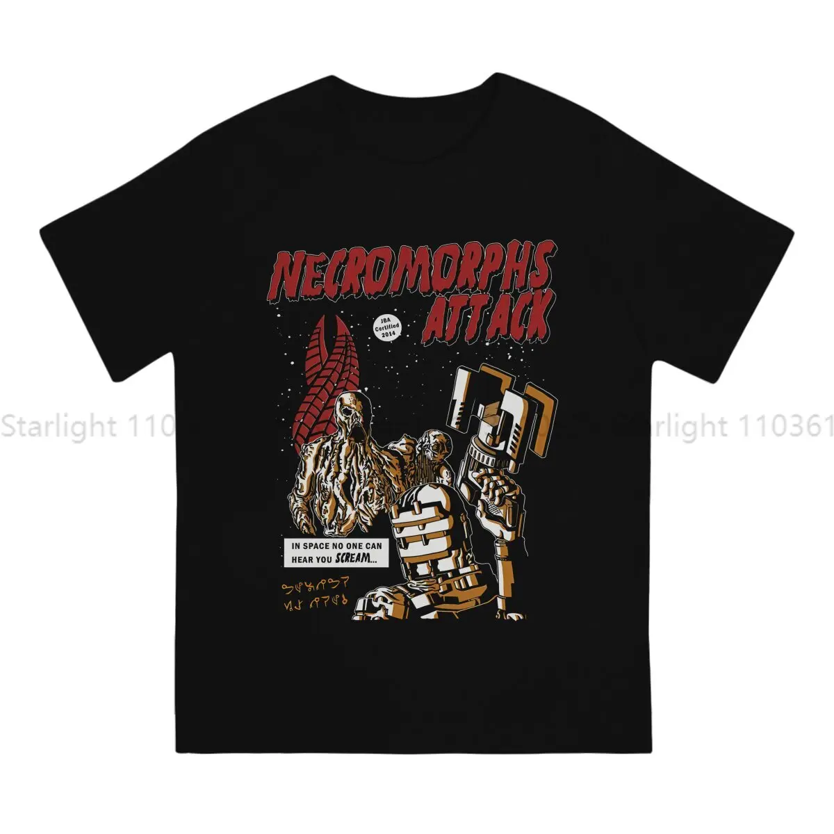 Dead Space Man TShirt Necromorphs Attack Individuality T Shirt Graphic Sweatshirts Hipster