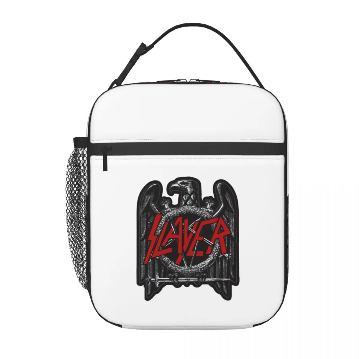 Slayers Black Eagle Portable Lunch Box for Women Multifunction Thrash Metal Rock Roll Thermal Cooler Food Insulated Lunch Bag