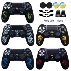 Funda de Control suave de silicona para mando de PS4, accesorios para Playstation 4