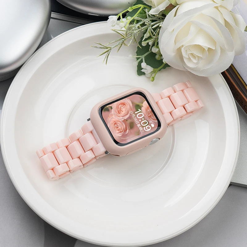 Transparentes Armband für Apple Watch 44mm 45 46 49 38 40 41 42mm Buntes Armband für iWatch Series 12 11 10 9 8 7 6 5 4 SE – Detail 17