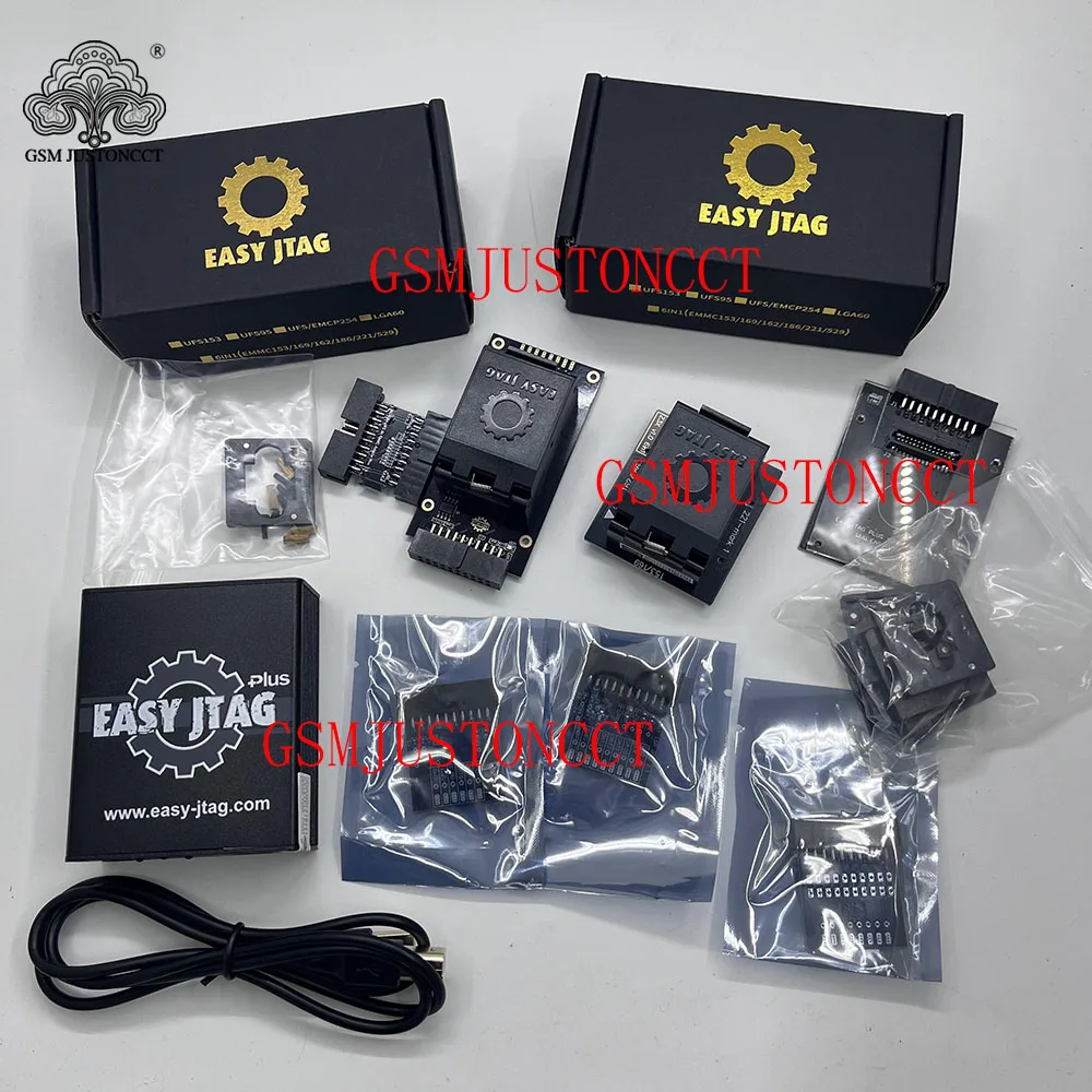 2024 Originar New Easy Jtag Plus Box + Ufs Bga 254 Adapter + EMMC 6 IN 1 ( 221 /162/153/529/169/186))SOCKET