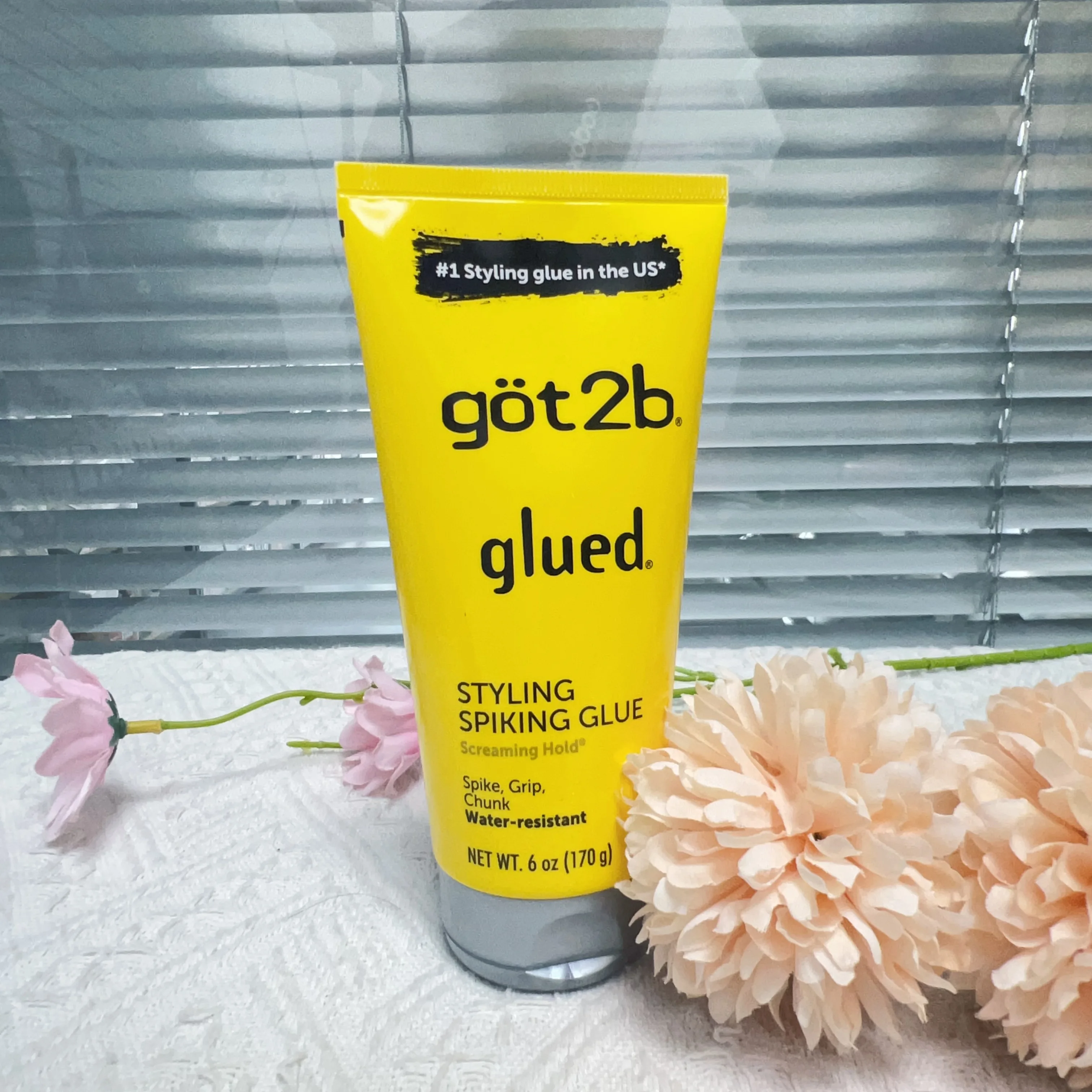 Got2b Glue Gel for Strong Hold Hair Styling 170g/35g Indestructible Long-Lasting Gel 2-in-1 Strong Hold And Flexible Control
