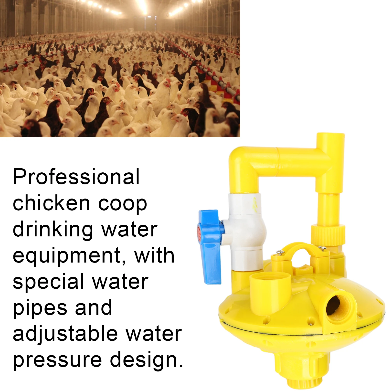 

Регулятор давления воды на ферме для оборудования для питьевой воды на птице и курике