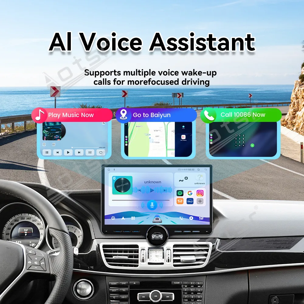 11.5"  For Mercedes Benz E Class 2011-2015 Android 15 CarPlay Car Radio GPS Navigation DSP Screen Multimedia Player Head Unit view 6