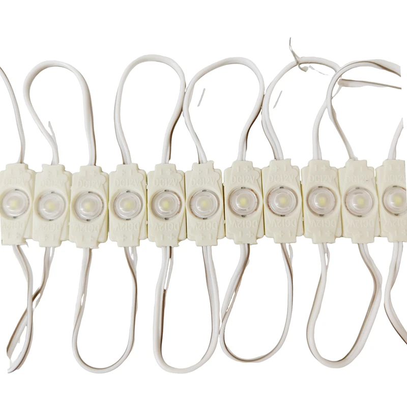 Wholesale 1000pcs SMD 2835 LED Injection Molding Module DC12V Single Mini Led Module 0.3W Waterproof IP65 DIY Billboard