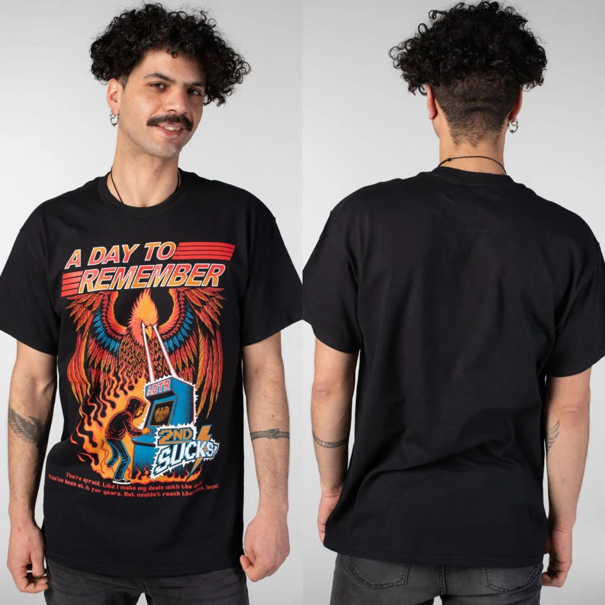 Pop A Day To Remember Grafik-T-Shirt aus Baumwolle, Unisex, Sommer, kurzärmelig, modisches Marken-T-Shirt, luxuriöses, lässiges Vintage-T-Shirt – Detail 2