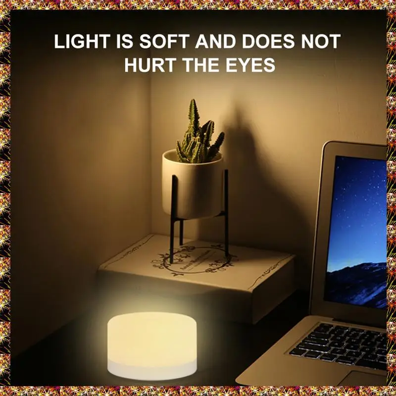 BTCL LED Mini luz nocturna USB recargable lámpara con Sensor táctil lámpara de noche portátil dormitorio sala de estar
