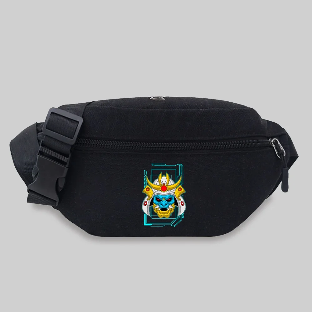 Women Chest Messenger Bags Travel Waist Bag Monster Series Pattern Men Shoulder Crossbody Bag Outdoor Sports Waist Storage Bag