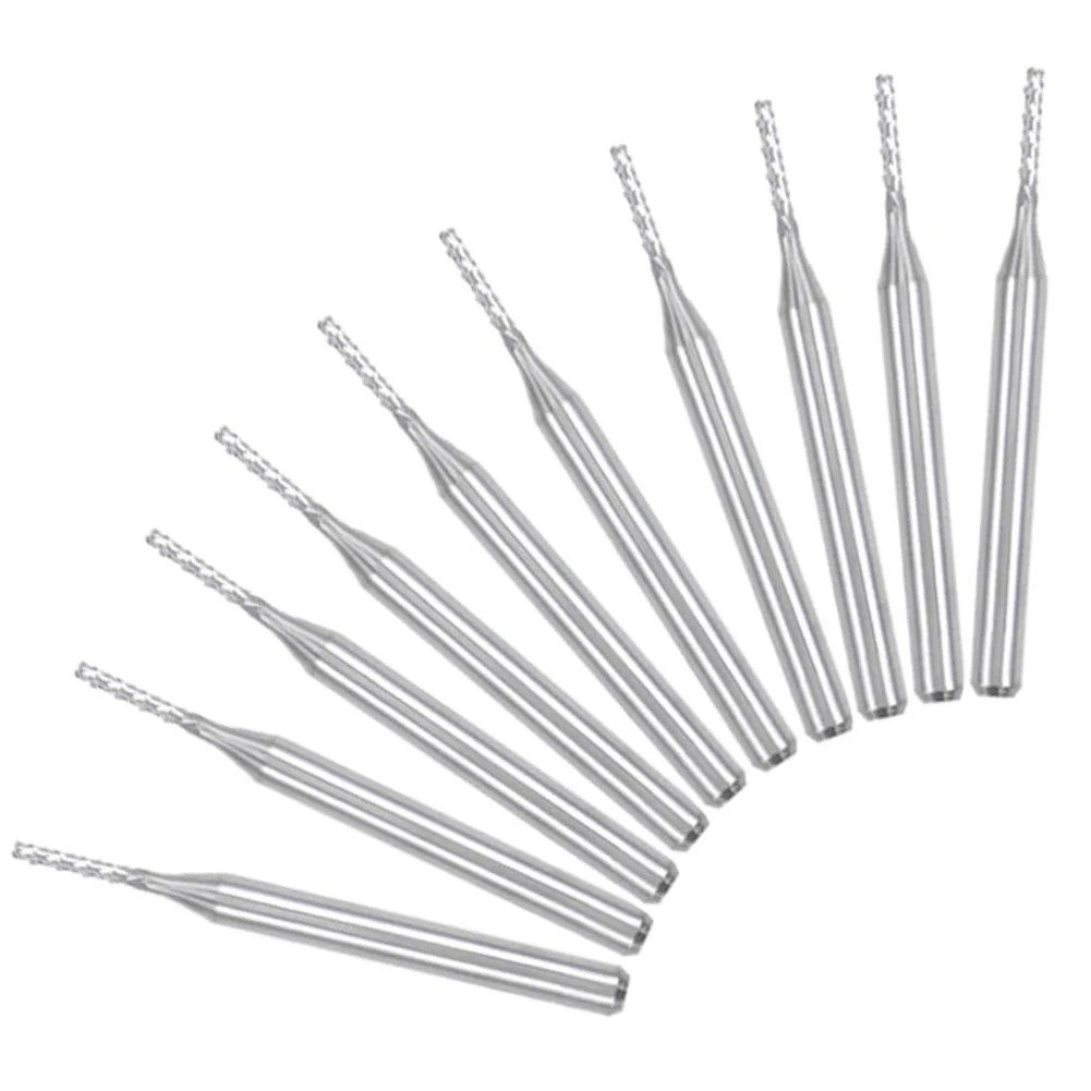 

CNC Milling Tool Carbide End Mill 1.2mm Cutting Edge Diameter Carbide End Mill Bits For Engraving 7mm Cutting Length