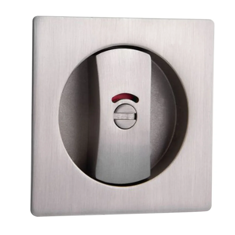 

Встроенный дверной замок, замок для двери ванной комнаты, совместимый с дверными замками, толщина двери 35-50 мм, невидимый крючковый механизм для использования в ванной комнате