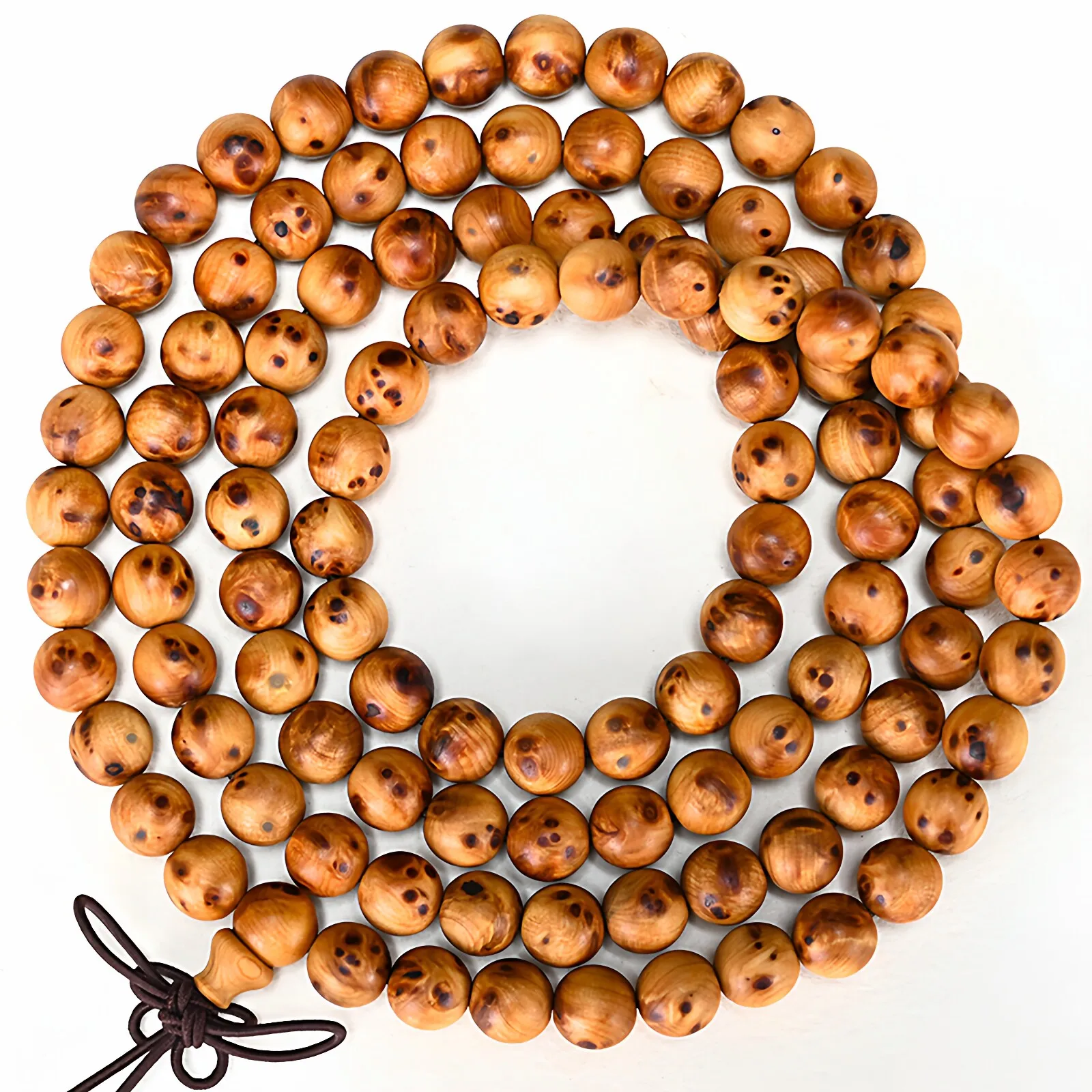 Taihang Cliff Cypress Bracelet 2026 Aged Full Burl 108 Beads Buddhist Prayer Mala for Men and Women Gifts