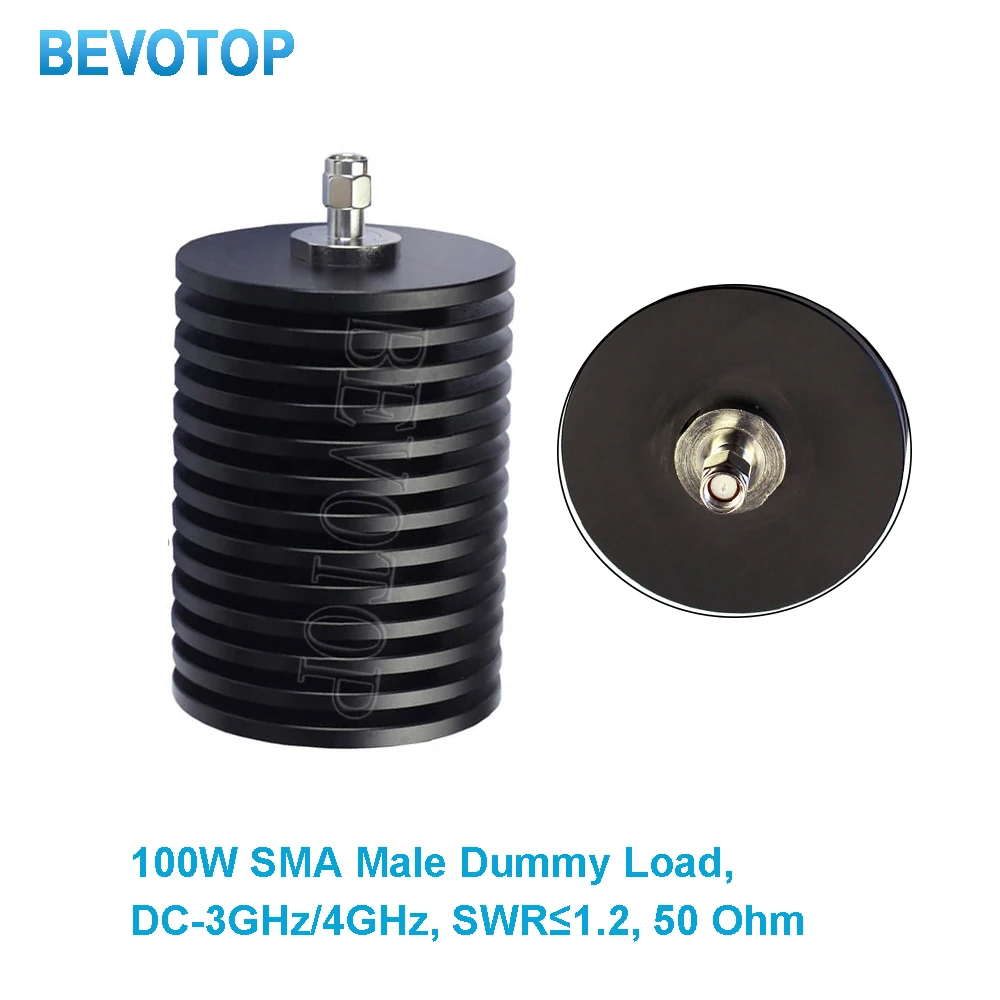 RF 100W RF Dummy Load DC-3GHz SMA Female Terminal Load for Wireless Communication Test Equipment