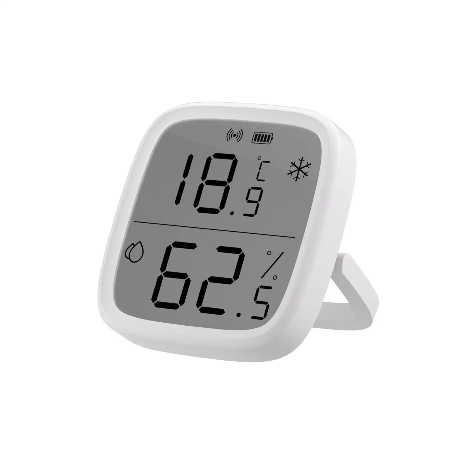 مستشعر درجة الحرارة والرطوبة الذكي من Zigbee ، جهاز تحكم عن بعد LCD كبير ، مراقبة في الوقت الفعلي ، تطبيق Ewelink ، عبر اليكساس وجوجل المنزل ،