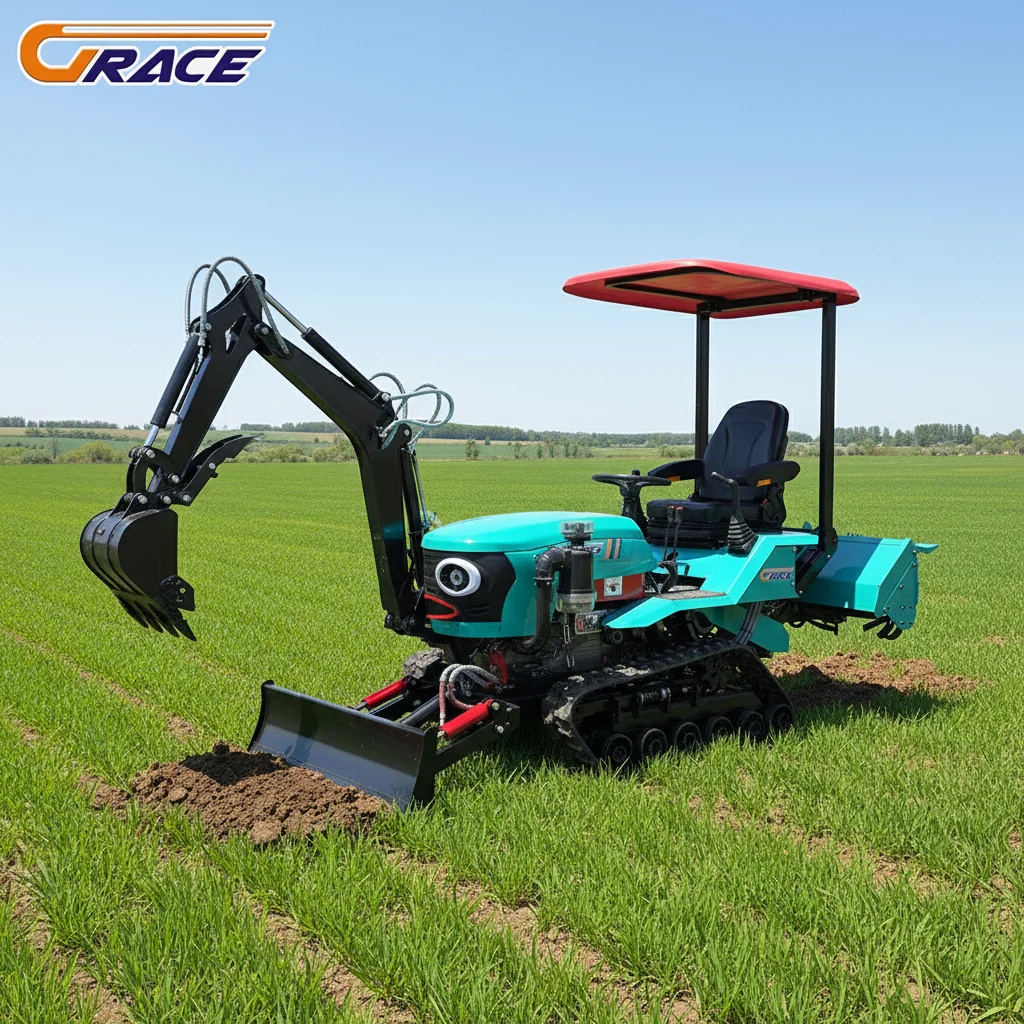 

Hot Sale 35HP EPA CE Compliant Mini Track Tractor Front Energy Saving Small Tractor for Greenhouse Garden Lawn Farm Work