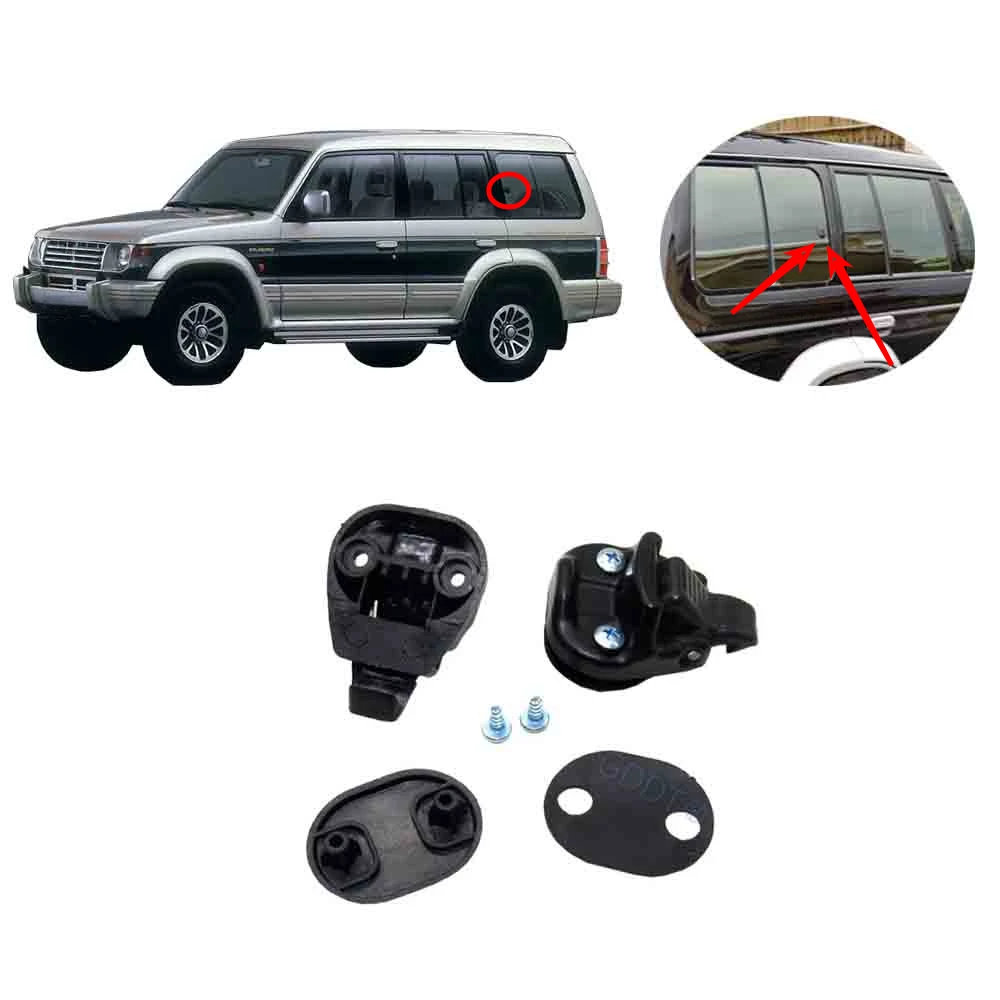 

2 Kit Door Window Slide for Montero V20 MB416320 Glass Buckle for Pajero V30 QTR Lock for Shogun L300 L400 Space Gear 1989-1999