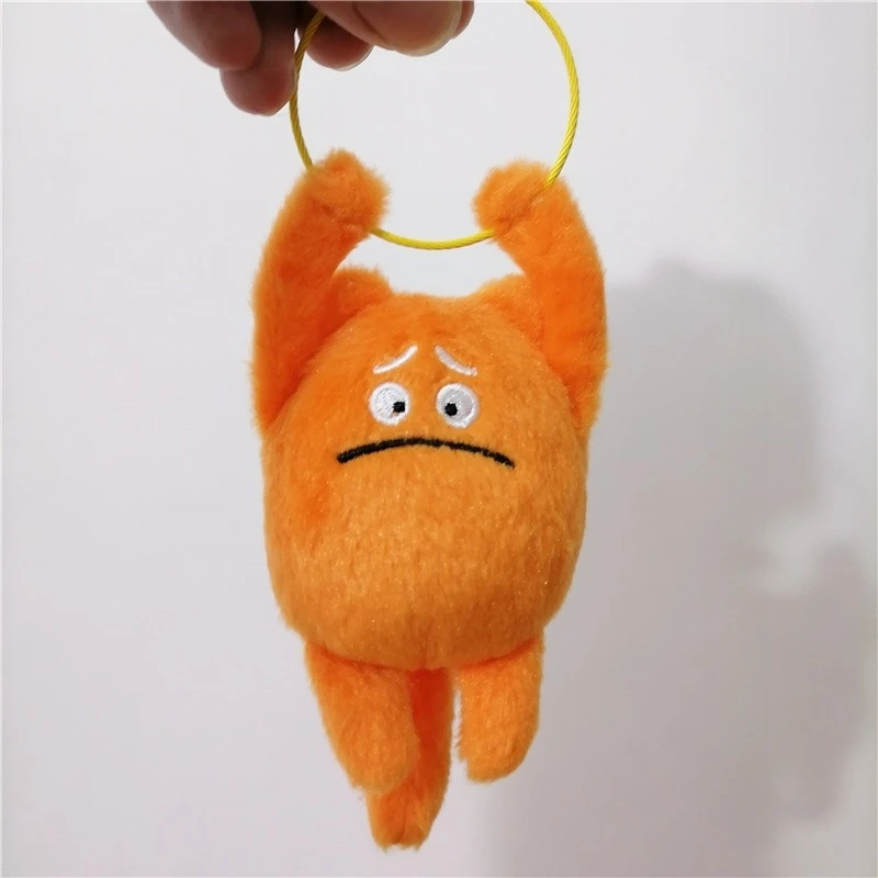 JOPendant-Porte-clés en peluche pour fille, accessoires de sac à dos, petit chat, beurre, peur, cadeau