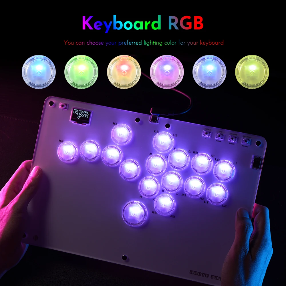 Haute42 R16 Leverless Arcade Stick for PC, PS4, PS5, Steam