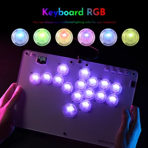 ALTA42 Arcade Joystick Hitbox Controller زر ريم ليفر Arcade Stick Controller للكمبيوتر الشخصي / PS4 / PS5 / Steam Fightstick Arcade أفضل 8 وحدات تحكم PS4 مبيعا مع مجاذيف - رقم 5