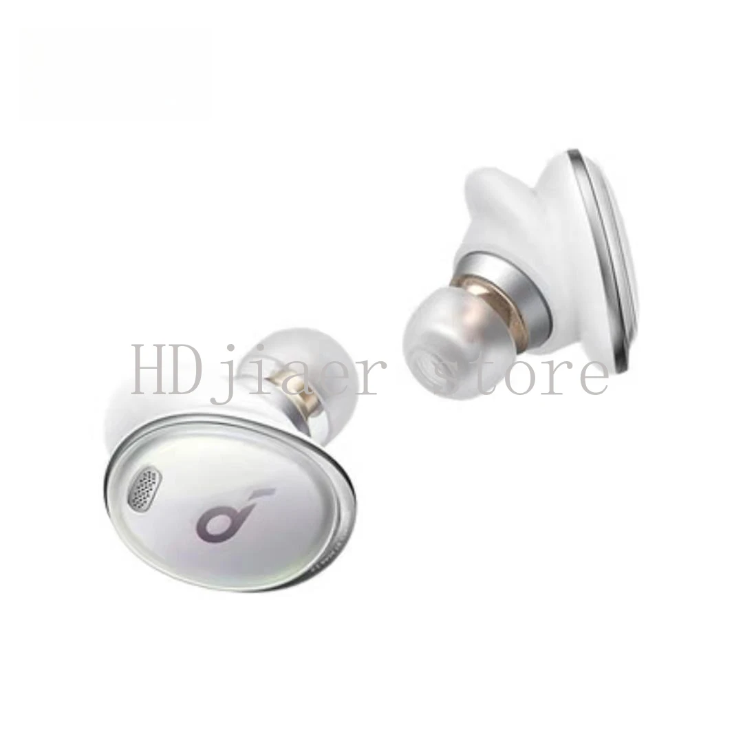 Original accessories for Soundcore Liberty 3 Pro, including single earbuds and charging case