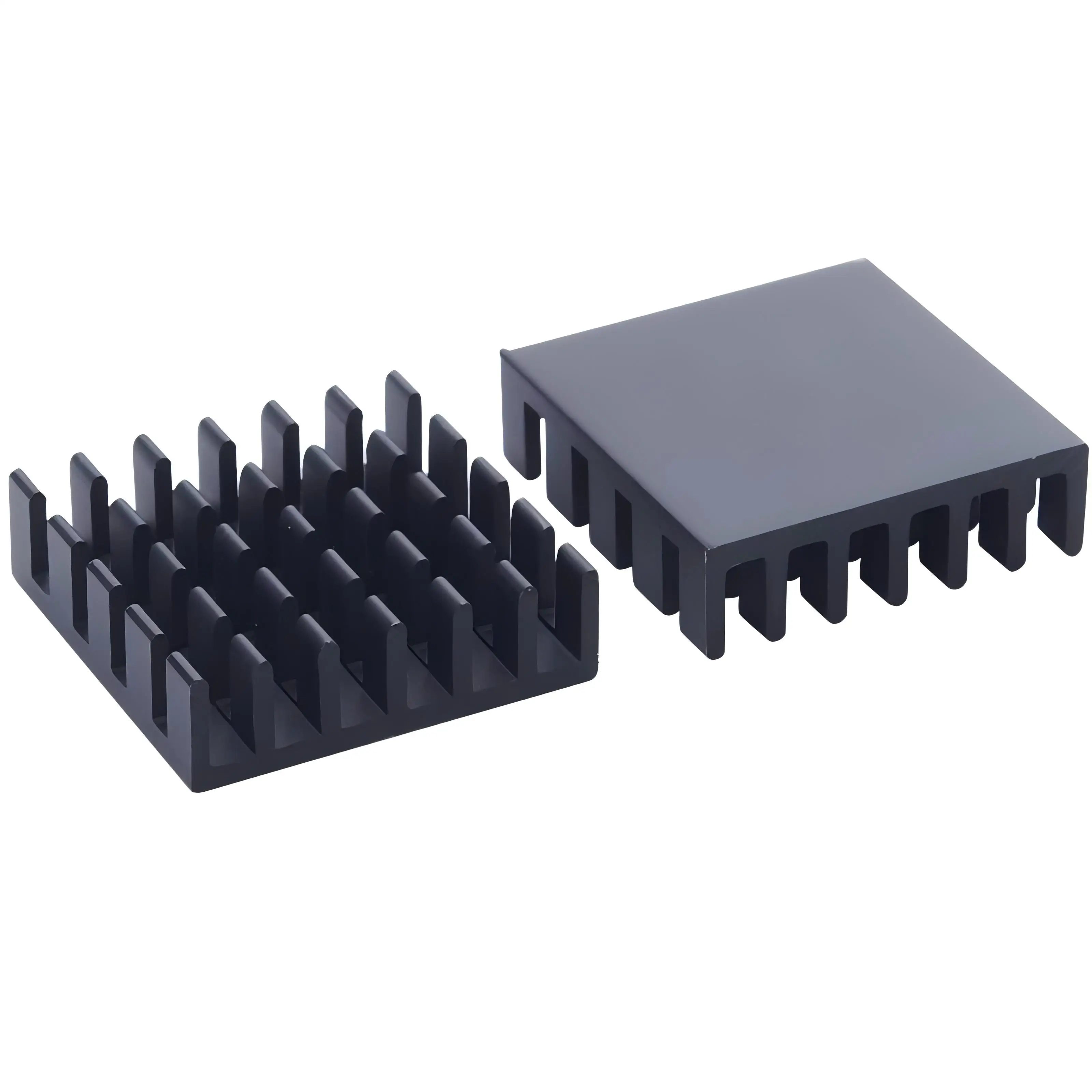 10Pcs YOUNUON Black 20mm heatsink 20 x 20 x 6mm 6mm Aluminum CPU CPU Card Cooling Cooler Heat Sink Heatsink