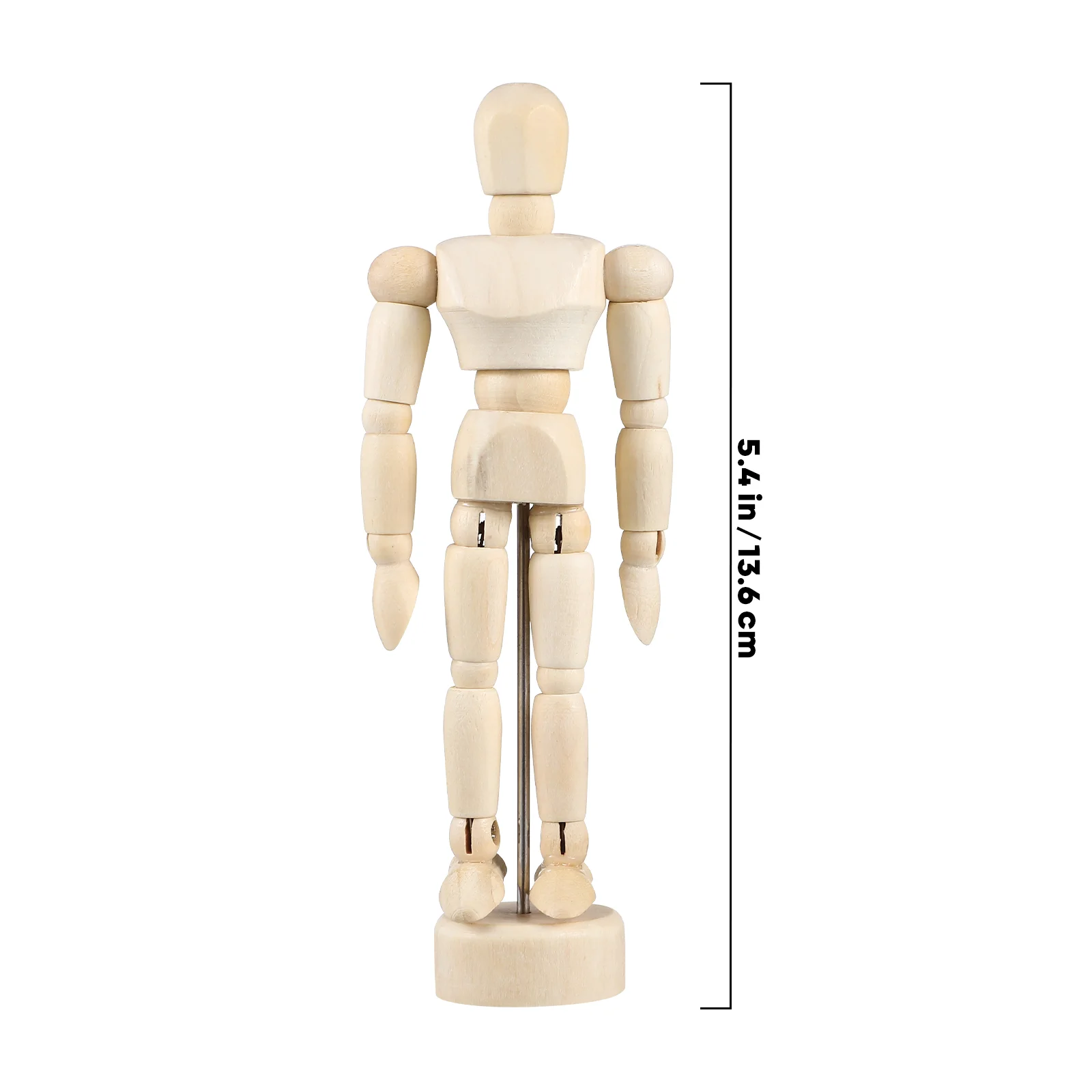 Drawing Figure Model Realistic Movable Human Wooden Mannequin with Stand