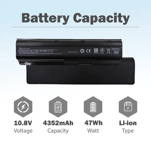 MU06 Battery for HP DM4 G4 G6 G7 593553-001 593554-001 for HP Spare 593553-001 593554-001 636631-001 Pavilion 10.8V 47Wh