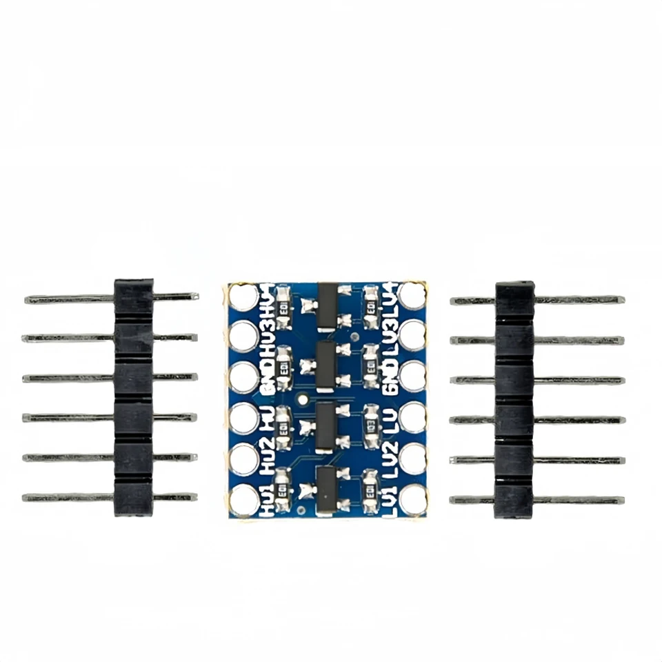 10 Stück 2-Kanal 4-Kanal I2C IIC UART SPI Bidirektionaler Logikpegel-Konverter Modul 3,3V auf 5V Shifter Board für Arduino Raspberry Pi – Detail 2