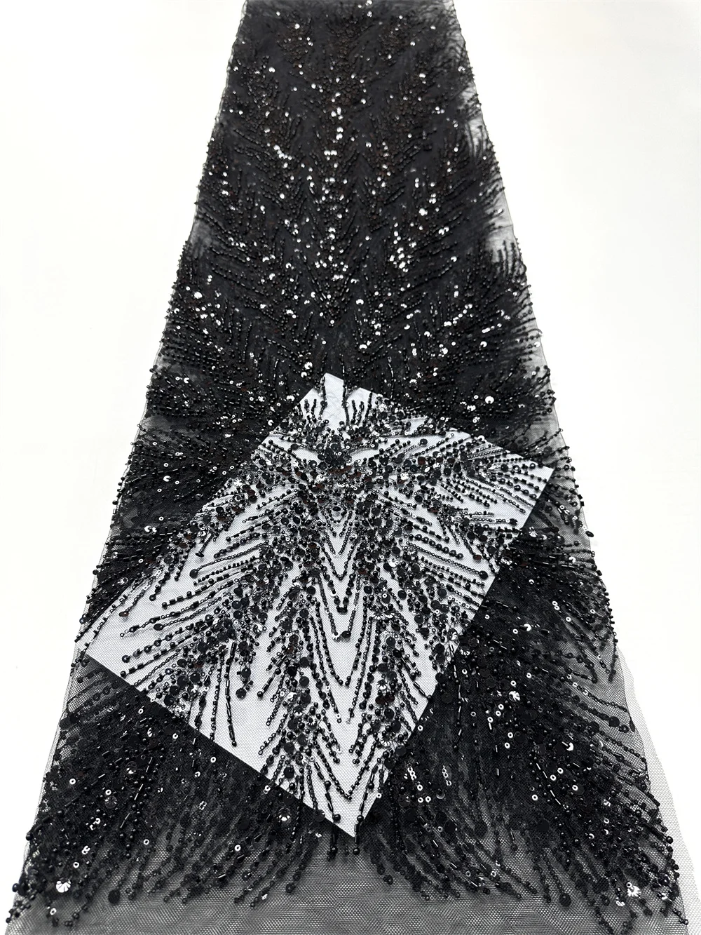 

Роскошная африканская кружевная ткань с блестками и бисером, 2024, высокое качество, нигерийская свадебная вышивка для жениха, французский тюль, шитье