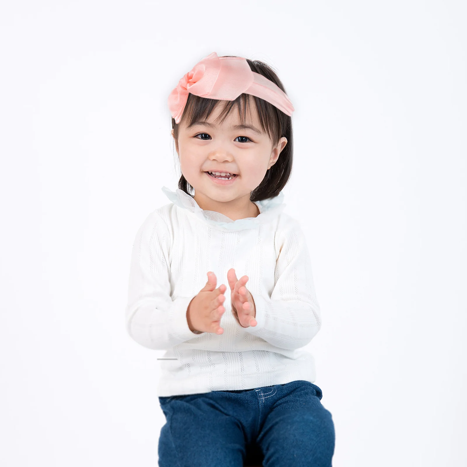 

2Pcs Little Girl Hair Accessories Cute Soft Princess Headbands Elastic Non-Slip Baby Hair Bands for Kids Daily Party Use