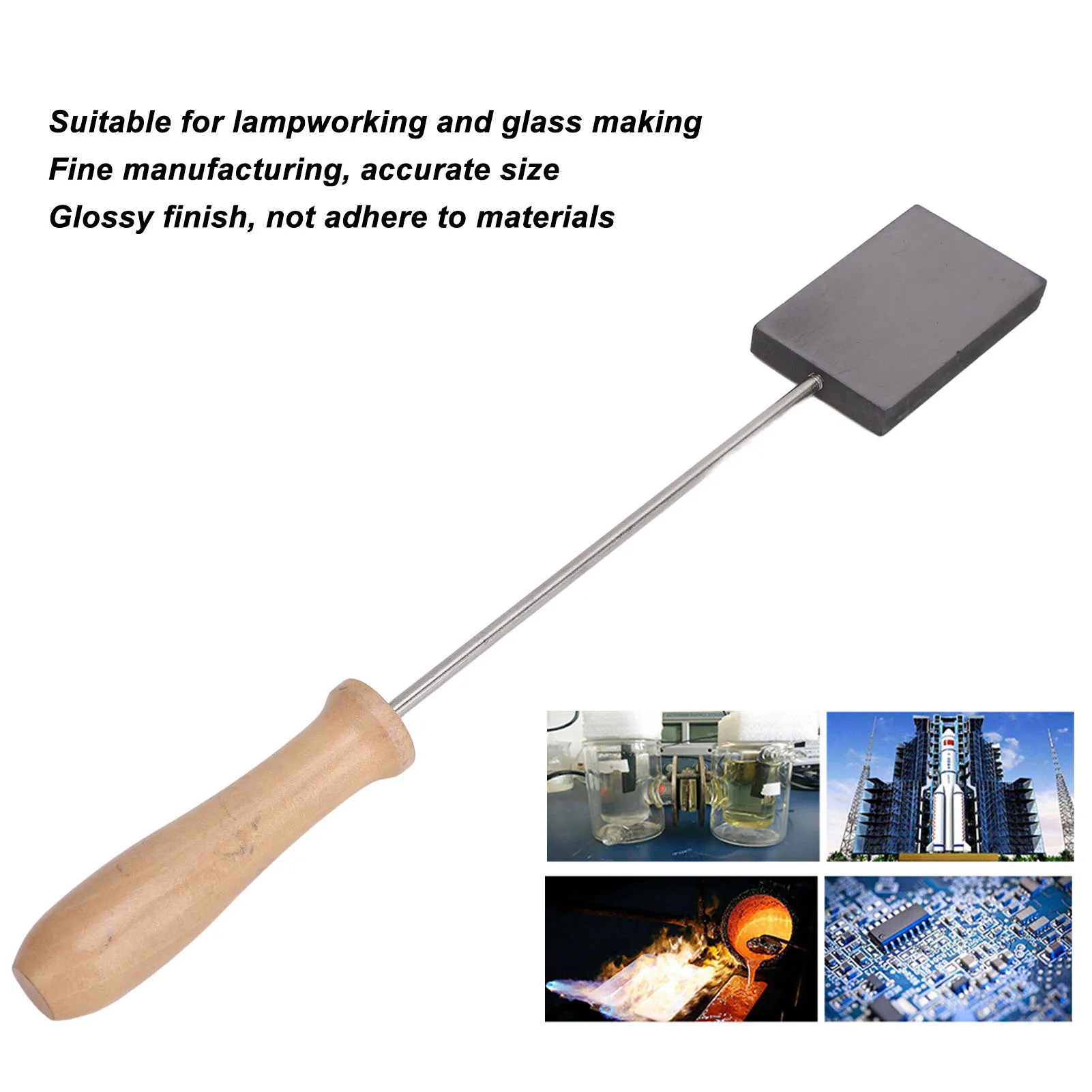 

Graphite Mould Plate Graphite Ingot Block Accurate Sizes Easy Installation Fine Manufacturing for Lampworking and Glass Making