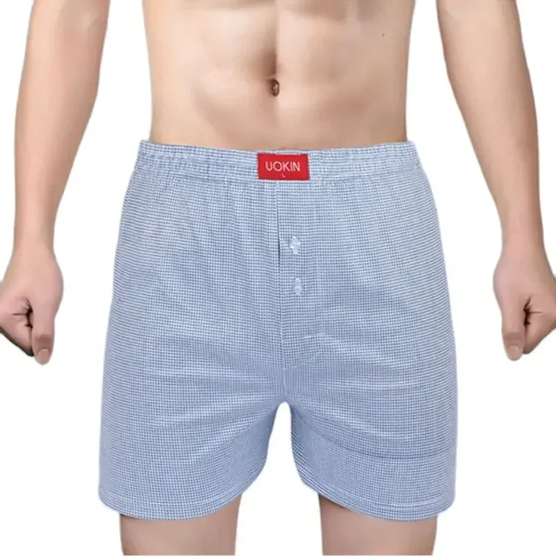 Cueca boxer solta para homem, cueca de praia para casa, boxers masculinos de tamanho grande, shorts legais, verão, calcinha masculina