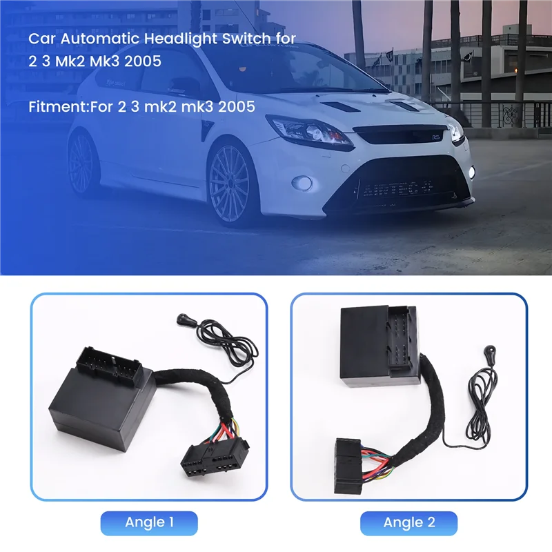 

Автомобильный автоматический переключатель фар, кнопка управления противотуманными фарами, комплект сенсорного модуля для Ford Focus 2 3 Mk2 Mk3 2005