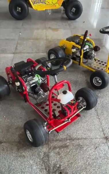 gokart pulller heavy duty complete the rear axle full wheel set electric double axle gogart for drift upgrade electric start image 3