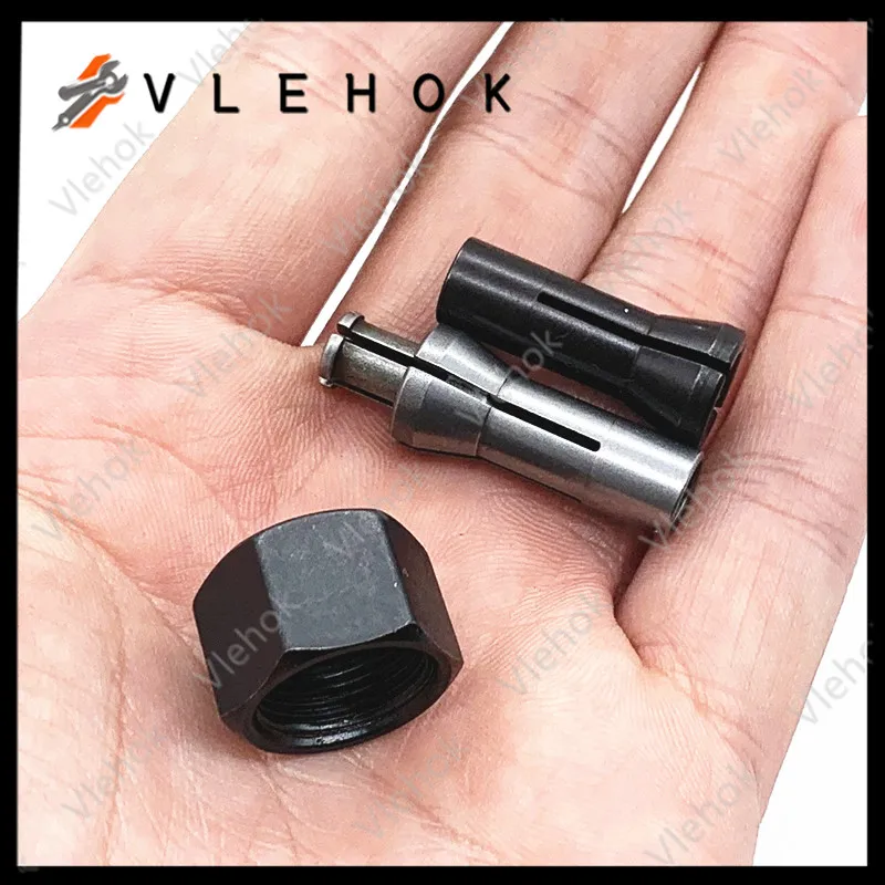 3 มม. 6 มม. 6.35 มม. Chuck Nut สําหรับ Makita M909 M9100 MT910 MT911 MT912 DIE เครื่องบด