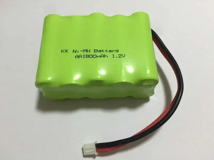 Nuevo auténtico 12V AA 1800MAh batería de níquel hidrógeno NI-MH placa de circuito juguete médico 2,54 cabeza