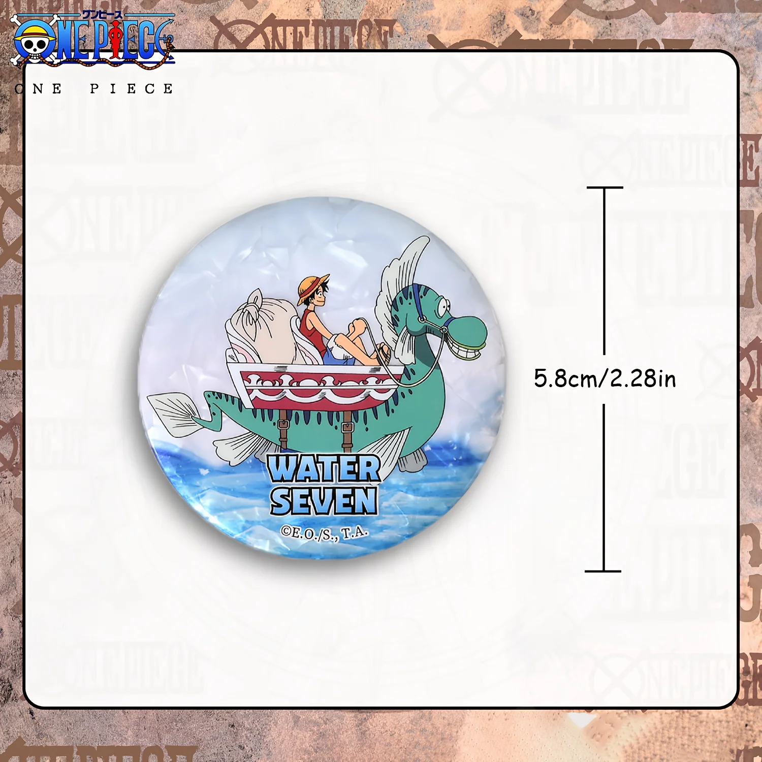 1 ชิ้น กล่องสุ่มพินส์วันพีซ วอเตอร์เซเว่น อาร์ค ลิขสิทธิ์แท้ พร้อมของหายาก – ของสะสม ของขวัญอนิเมะ
