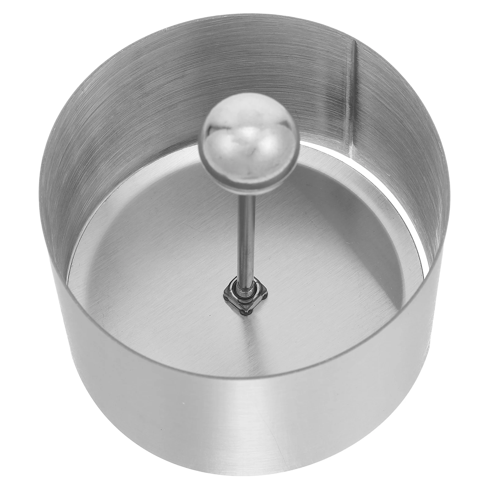 

Stainless Steel Tiramisu Round Rice Ball Maker Onigiri Making Tool Sushi Kimbap Mold Kitchen Gadgets Baking Dessert Mold (L)