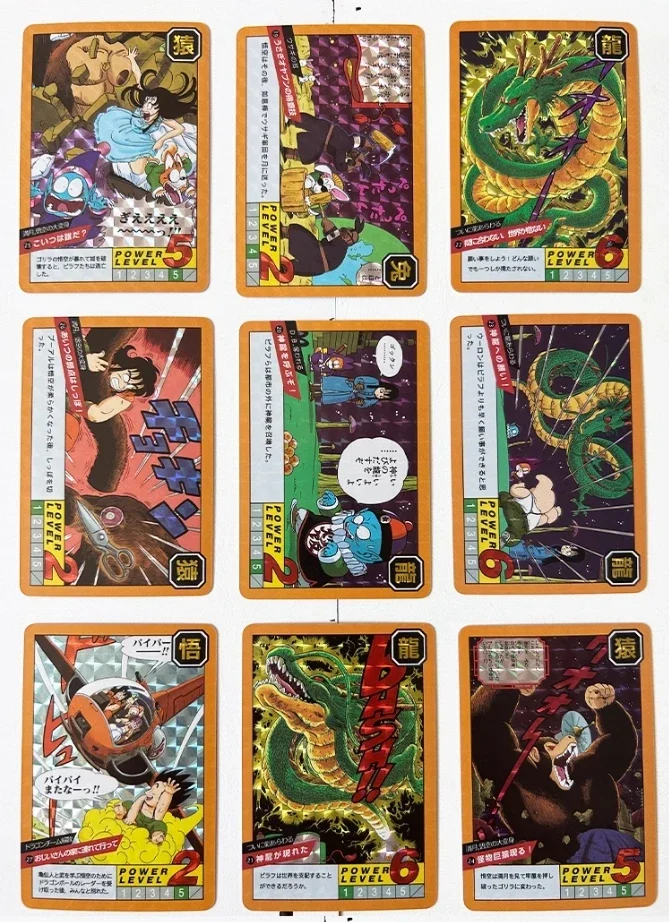 54pcs/set Dragon Ball Fight First Bomb Self Made Refraction Grid Flash Card Anime Classics Game Collection Cards Toy Gift