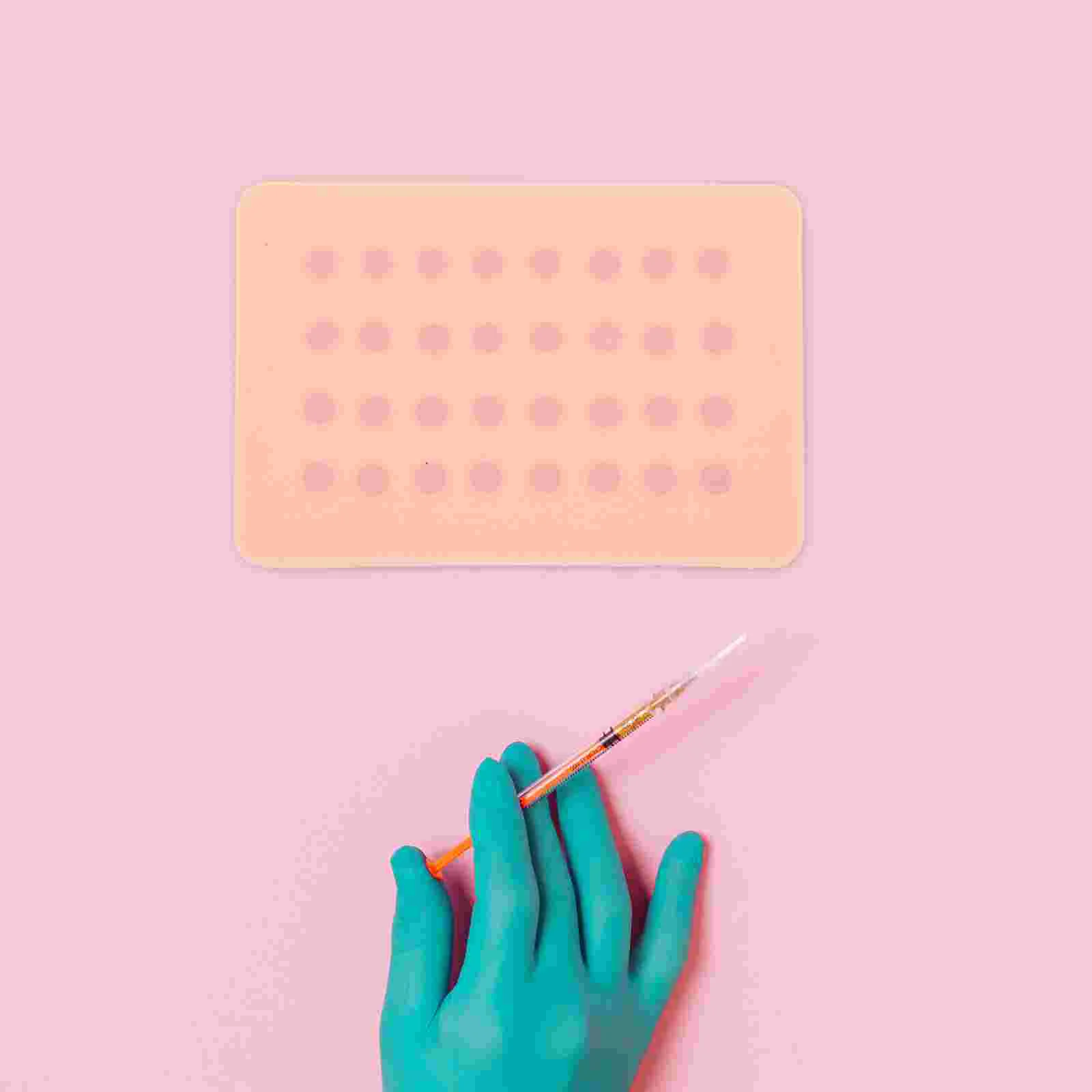 Skin Test Training Module Subcutane Injection Practice Pad Intradermal Model Supplies Silica Gel Nurse