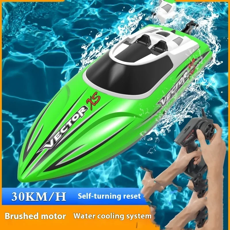 

2.4g High-speed Speedboat Brushless Rc Boat Remote Control Toys Vector Xs Rtr Model Racing Ship Kids Boys Birthday Gifts