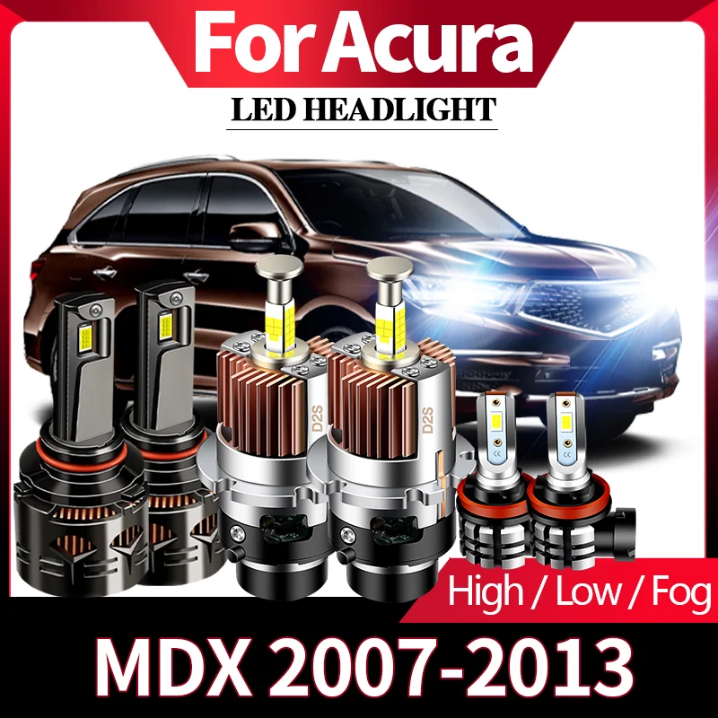 

D2S 9005/HB3 Super Bright Canbus LED Headlight Bulb Replacement Original Xenon HID Bulb H11 Fog Lamp 55W For Acura MDX 2007-2013