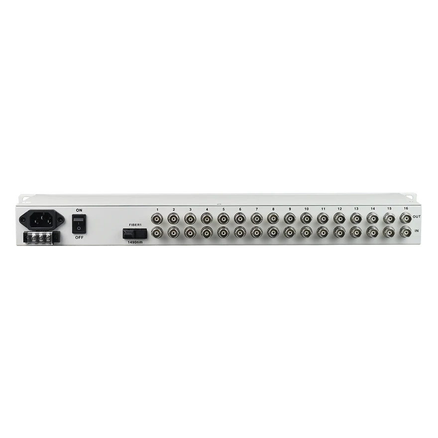 

19-дюймовый оптический MUX Ethernet PDH для монтажа в стойку 1U 16E1+4*100M с ЖК-экраном