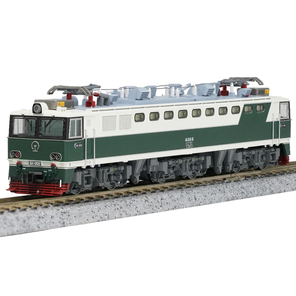 N Scale 1/160 Simulation Train Model 6K Electric Locomotive Railcar Toy