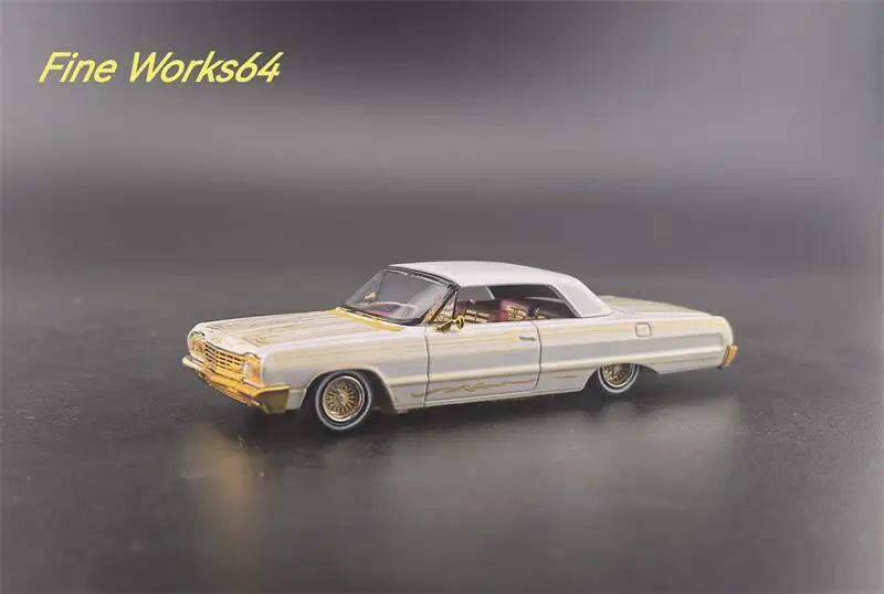 

Presale Fine Works64 1:64 Impala West Coast Bouncing Cars Ordinary/Luxury Alloy Vehicle Collectible Car Model
