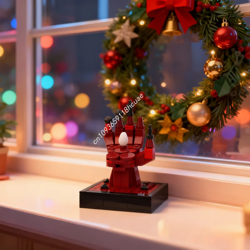 

256 деталей MOC Конструктор «Божественная рука», развивающая игрушка для сборки, DIY, креативный подарок на Рождество для детей