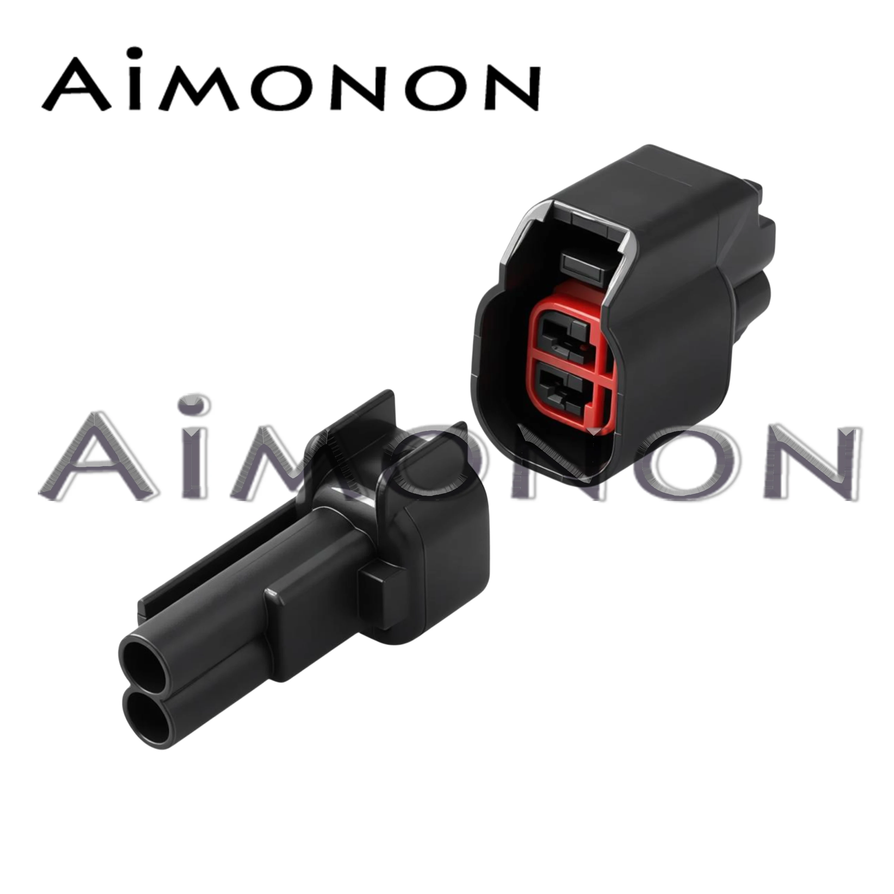 

1 Set 2 Pin Auto Waterproof Fuel Injector Nozzle Connector Methanol Male Female Plug For Ford Chevrolet 7283-5967-30