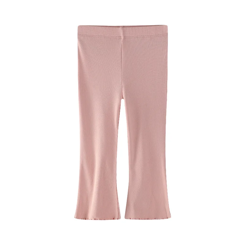 Springen Meter 2-7T Solide Boot Cut Heißer Verkauf Mädchen Leggings Hosen Bunte Volle Länge Bleistift Hosen Herbst kinder Hosen – Detail 8