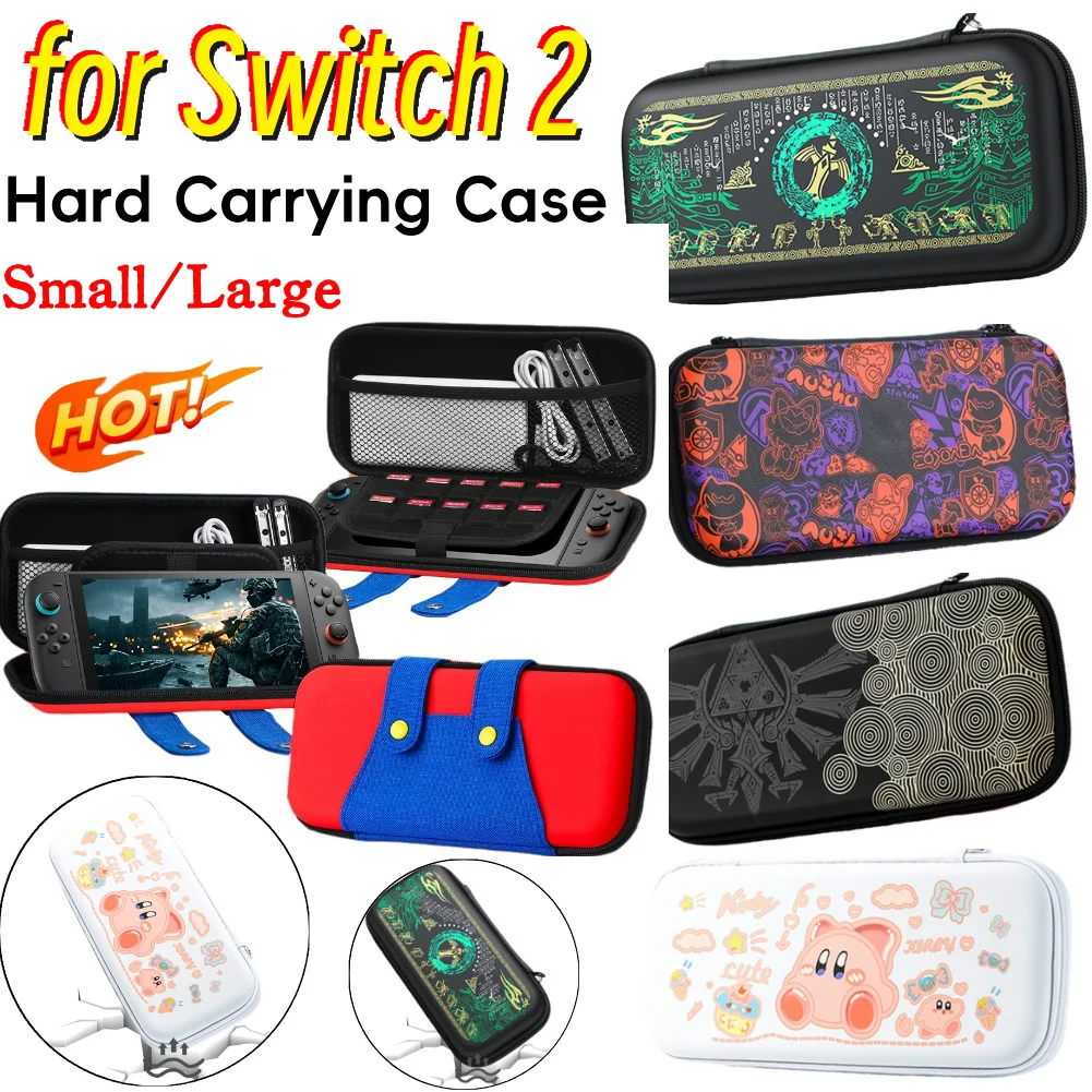 for Switch 2 Hard Carrying Case S/L Portable Storage Bag for Nintendo EVA Waterproof rotective Carrying Hand Bag Hard Shell