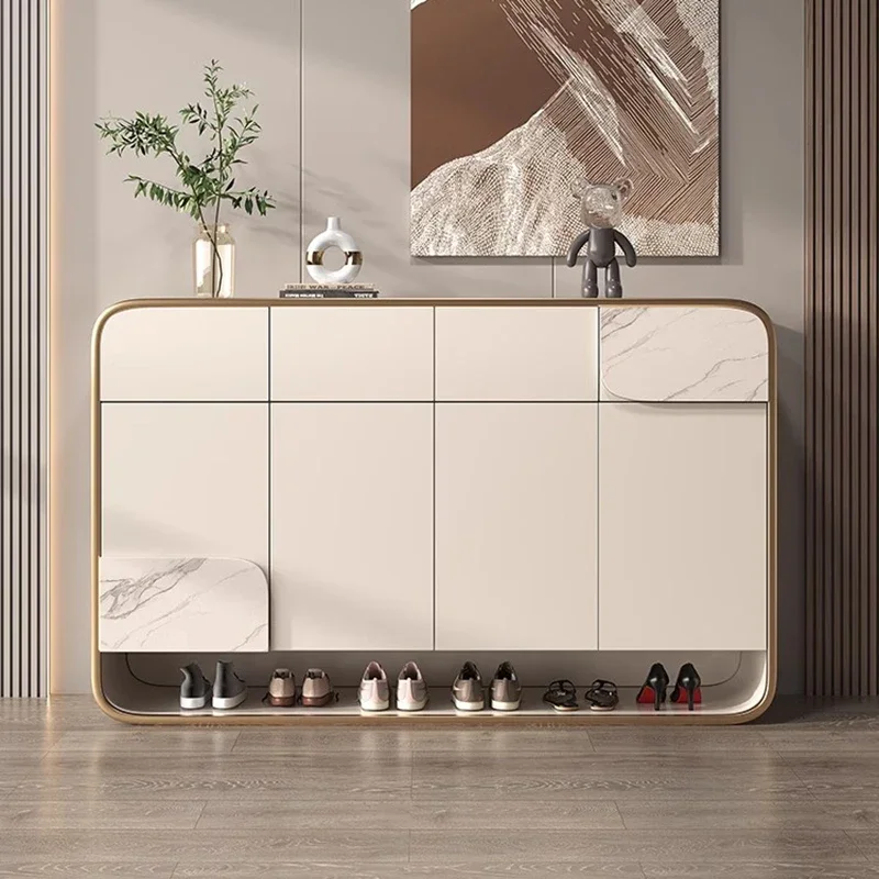 

Shelf Stand Shoe Cabinets Wooden White Storage Luxury Organizers Shoe Cabinets Living Room Muebles Para El Hogar Home Furniture