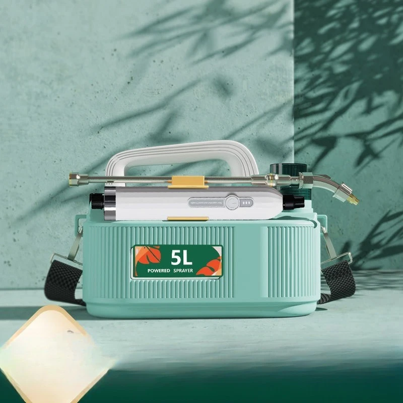 

Электрический опрыскиватель Сельскохозяйственная лейка Высокое давление 5л небольшая дезинфекция Бытовой опрыскиватель пестицидов Полив цветов